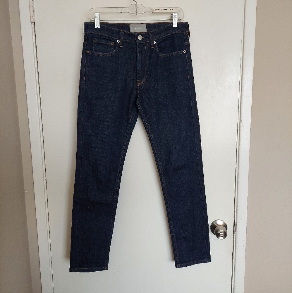Everlane Dark Wash Slim Fit Jeans, 29X30